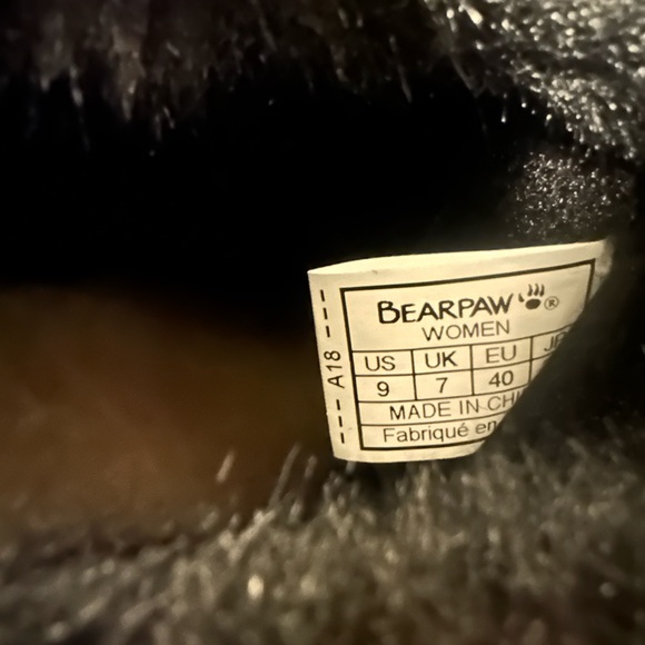 BearPaw Black Fur-Lined Boots - Picture 3 of 3